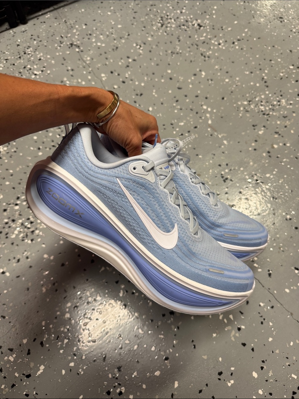 Nike Vomero Plus Football Grey Royal Pulse Blue - Picture 3 of 6